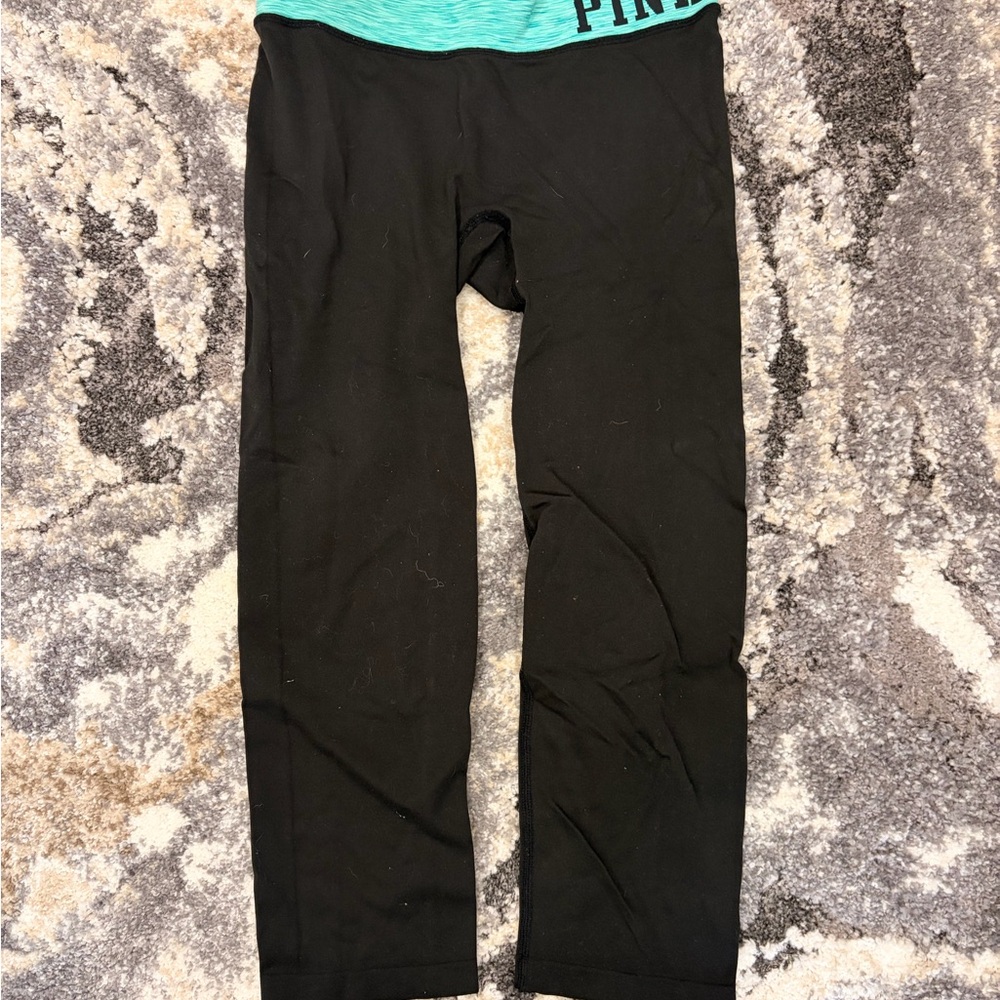 Victoria’s Secret Pink Black Leggings